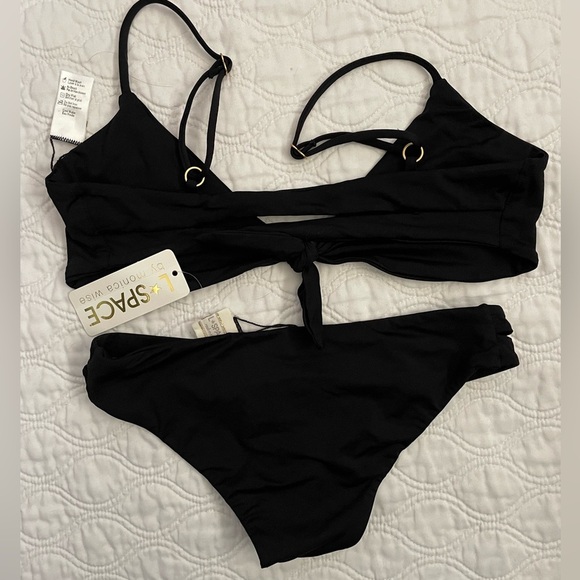 L*SPACE- black bikini- NWT - Picture 3 of 3